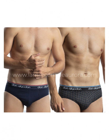 Slip hombre fantasía PS15 (pack 2 unidades) Don Algodón - varios colores