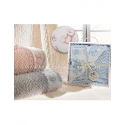 Manta infantil Chic Ositos de Gamberritos - varios colores