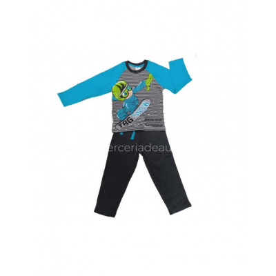 Pijama infantil algodón interlock Snow de Tobogán