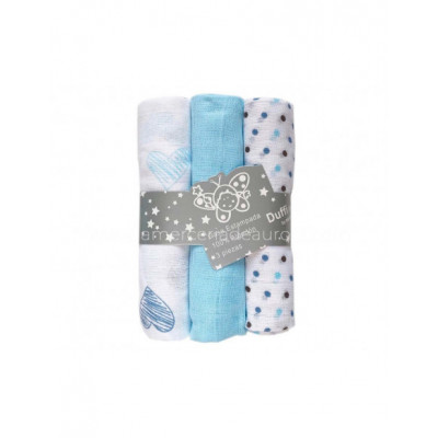 Gasitas bebé (3 unidades) corazones y topos de Duffi -...