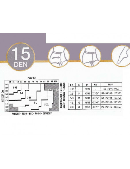 Panty Beauty 15 Body Slim XL de Golden Lady - 2 colores