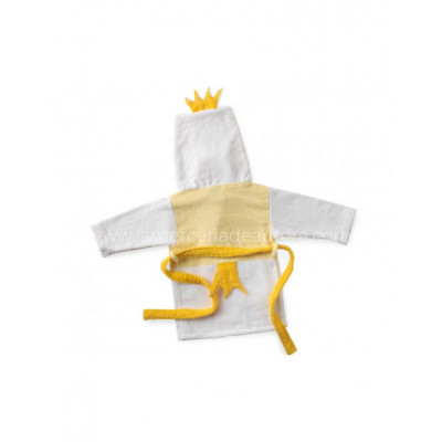 Albornoz algodón infantil con capucha Chick (2-6 años) 2