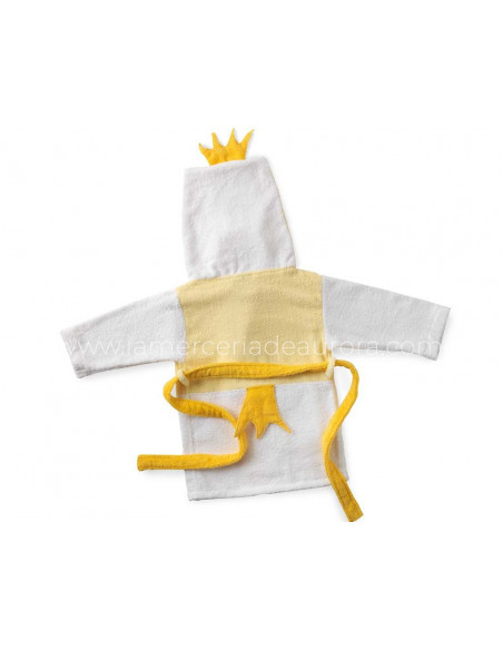 Albornoz algodón infantil con capucha Chick (2-6 años)