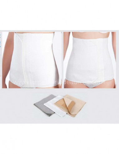 Faja elástica protección lumbar algodón con velcro - varios colores