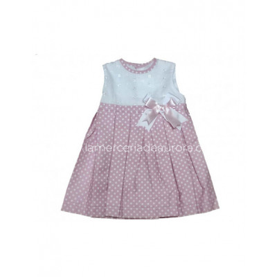 Vestido bebé lunares 87 de Babyferr
