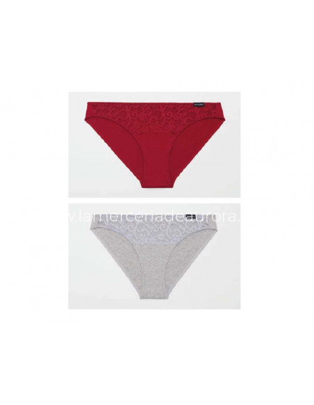 Braga bikini algodón DA0014 (pack 2 uds) Don Algodón - varios colores