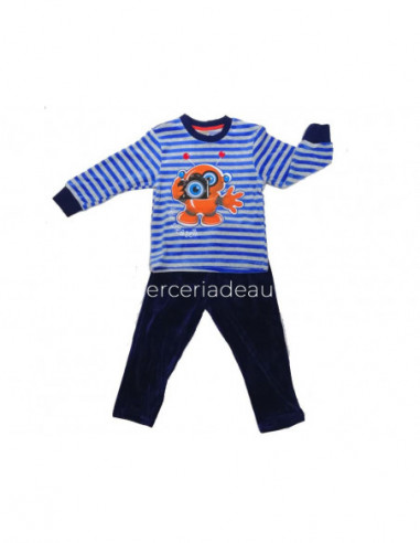 Pijama infantil tundosado Robot de Tobogán