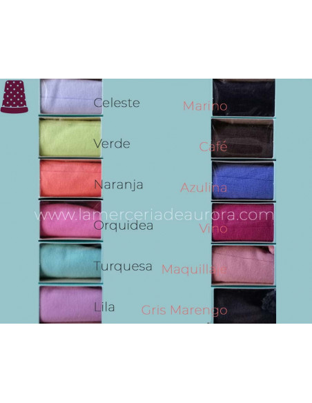 Braga bikini bajo listas invisible algodón 215 de Naiara - varios colores