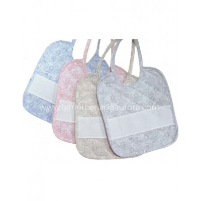 Babero acolchado para bordar Animales - varios colores