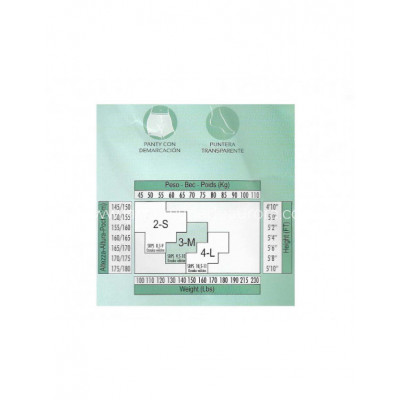 Panty reductor 15den de MIMI - varios colores 2