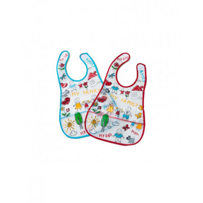 Baberos con recogemigas My family (pack 2 unidades) de...