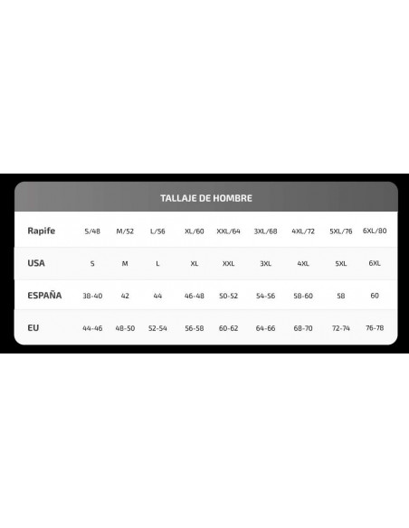 Camiseta interior termal caballero manga larga cuello pico 731 de Rapife