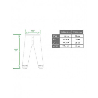 Calzón largo térmico 745 de Rapife 2