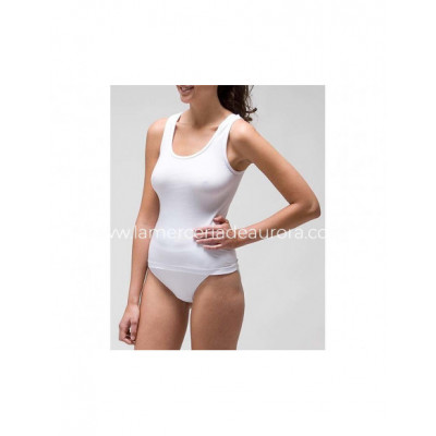 Camiseta mujer tirante ancho 2206 de Rapife - negra 2