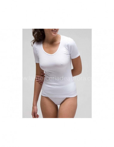 Camiseta interior de algodón sin costuras 2208 de Rapife - Visón