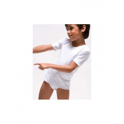 Camiseta interior termal niño manga corta 320 de Rapife