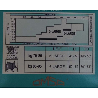 Panty espuma velato Green Large 091 de Omsa - varios colores 2