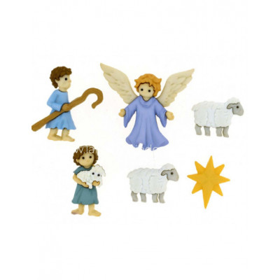 Botones decorativos The Good Shepherd (6 unidades) de...
