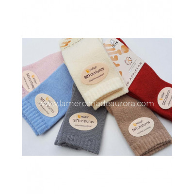 Calcetín infantil alto liso 451 de Lepetit - varios colores 2