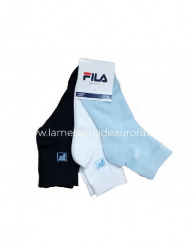 Calcetines deporte tobilleros Sky (pack 3 pares) F9303 de Fila