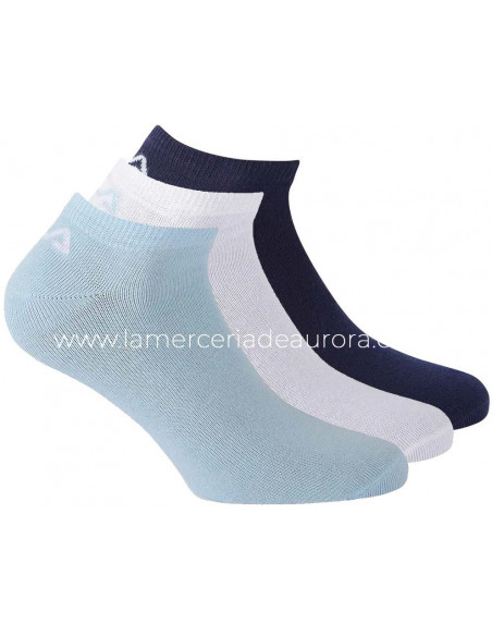 Calcetines deporte invisibles Sky (pack 3 pares) F9100 de Fila