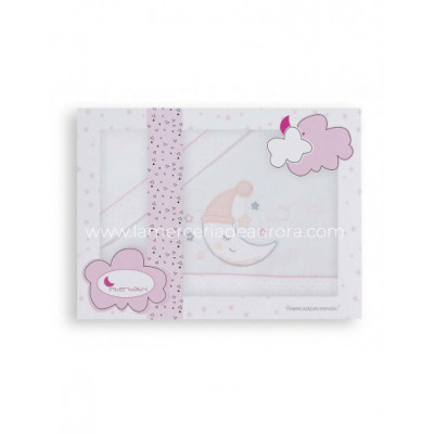 Juego de sábanas cuna Luna Dormilona - varios colores