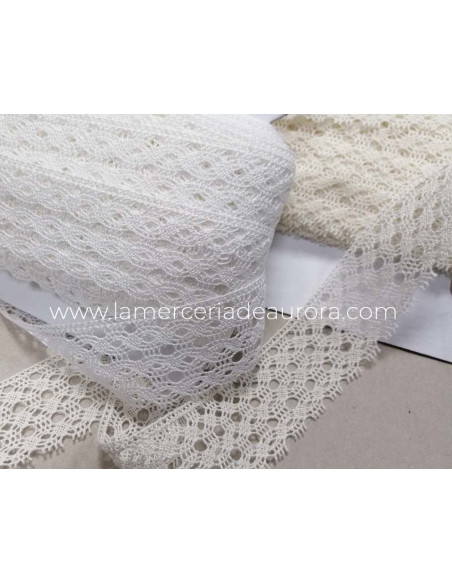 Encaje perle (ancho 3 cms) Adhara - varios colores