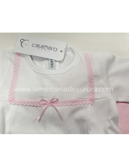 Conjunto bebé jubón+polaina entretiempo Creta de Calamaro