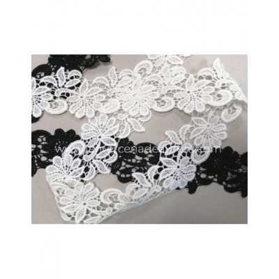 Entredós encaje guipur (ancho 5 cms) Ciro - varios colores