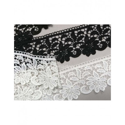Encaje guipur (ancho 6 cms) Ciro - varios colores