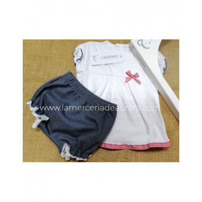 Conjunto pololo bebé verano Bora bora de Calamaro 2