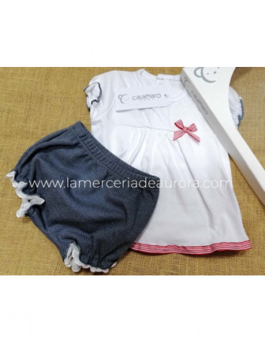 Conjunto pololo bebé verano Bora bora de Calamaro