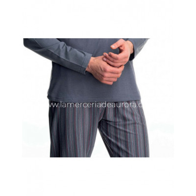 Pijama hombre largo entretiempo 7387 de Asman 2