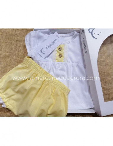 Conjunto pololo bebé niña verano Cocoa de Calamaro