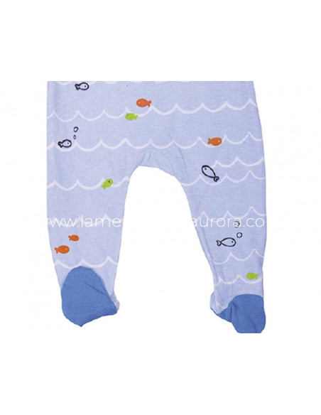 Pelele bebé entretiempo Happy fishing de Yatsi