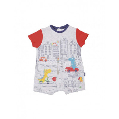 Pelele bebé corto verano Jurasic City de Yatsi