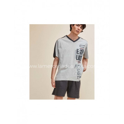 Pijama corto de verano para hombre Explicit de Diassi