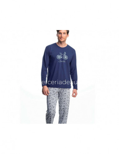 Pijama hombre largo entretiempo Sports de Asman