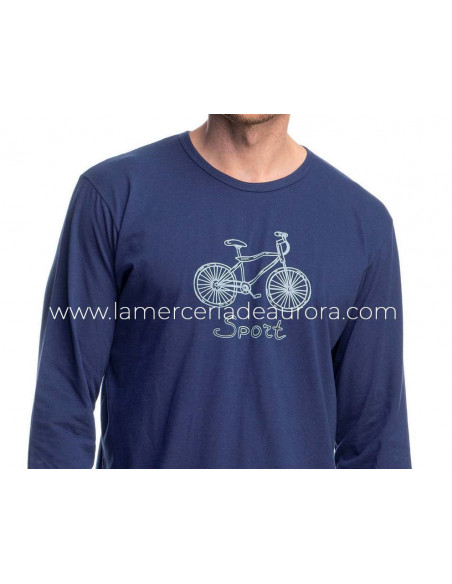 Pijama hombre largo entretiempo Sports de Asman