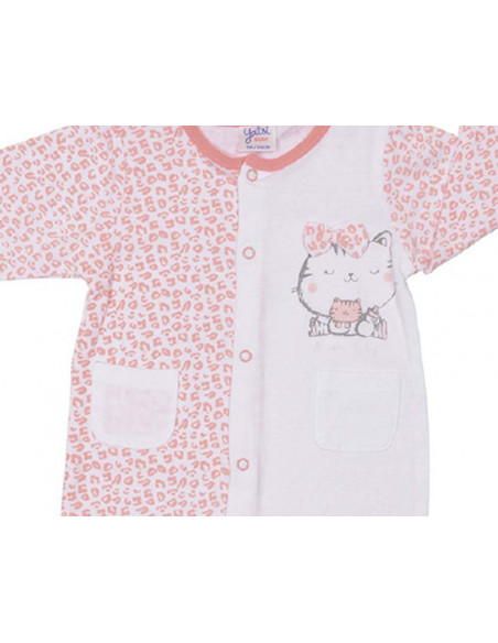 Pelele bebé entretiempo Gatita de Yatsi