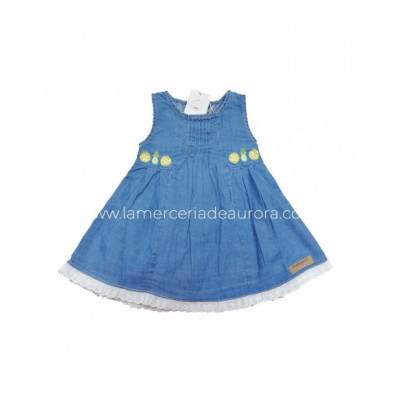 Vestido bebé niña tejano de Babybol