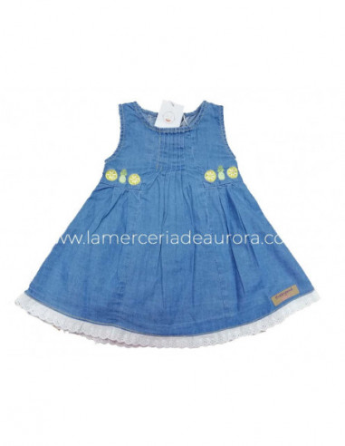 Vestido bebé niña tejano de Babybol