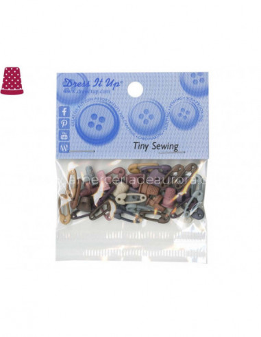 Botones Tiny Sewing (39 piezas) de Dress It Up