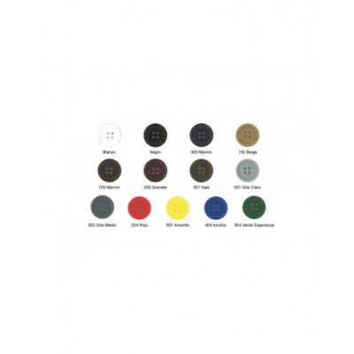 Botón de sastre 4 agujeros (15mm) - varios colores 2