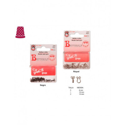 Corchete metal (caja 10 uds) de Koh-I-Noor - varios colores 2