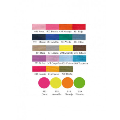 Trenza goma elástica nº 8 (6mm) de Matsa (por metros) -... 2