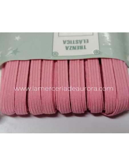 Trenza goma elástica nº 8 (6mm) de Matsa (por metros) - varios colores