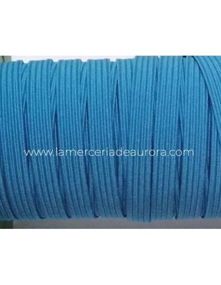 Trenza goma elástica nº 8 (6mm) de Matsa (por metros) - varios colores