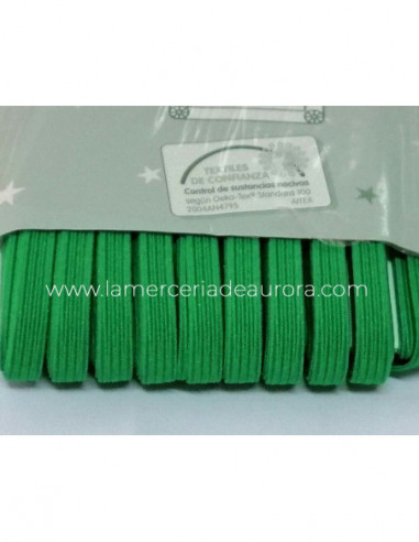 Trenza goma elástica nº 8 (6mm) de Matsa (por...