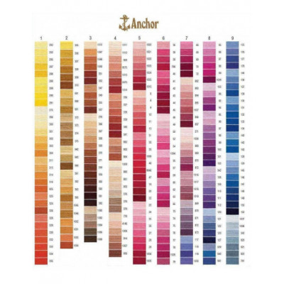 Perlé Anchor ovillo de 5 gramos-nº 12 (colores lisos) -... 2